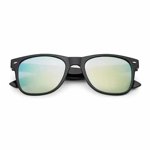 Spacebrille Spiegel Gold-Silber | Schwarz