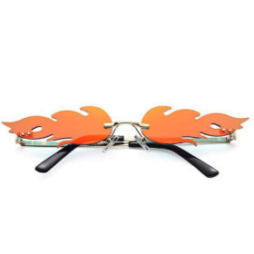 Flammen Sonnenbrille | rot/gelbe Linsen