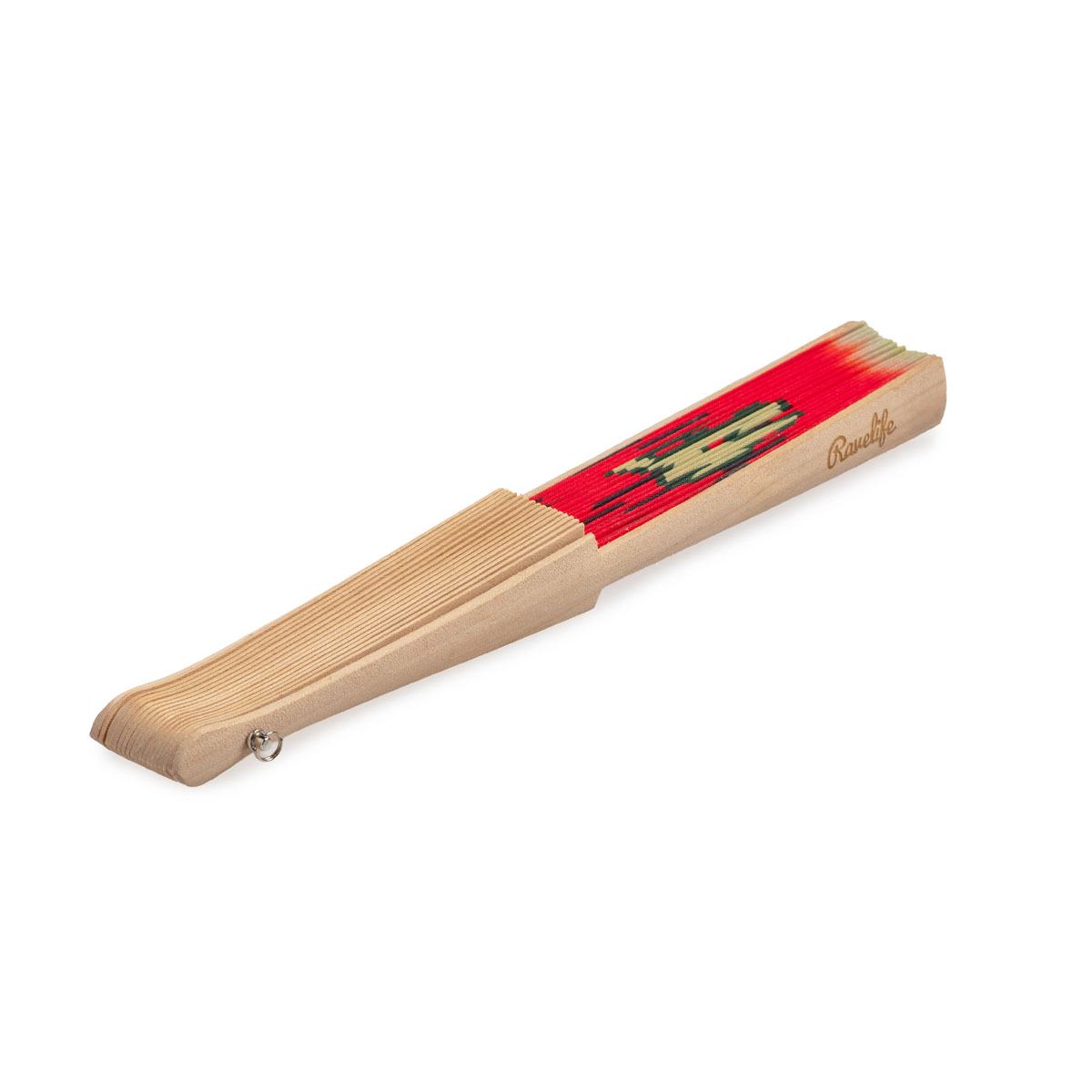 Ravelife – Festival Nackenventilator – Handfächer mit Kordel – Holz – Melone – Herrlich Saftig – Bild 2