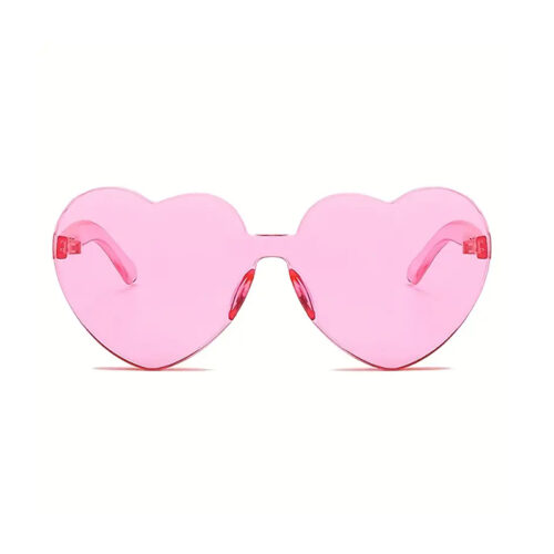 Herz-Sonnenbrille Rosa