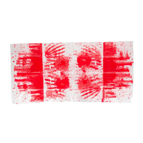 Halloween-Tischdecke mit Blutspritzern – 274 x 137 cm