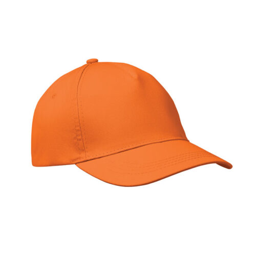 Baseball Cap – Verstellbar mit Klettverschluss – Baumwolle Orange