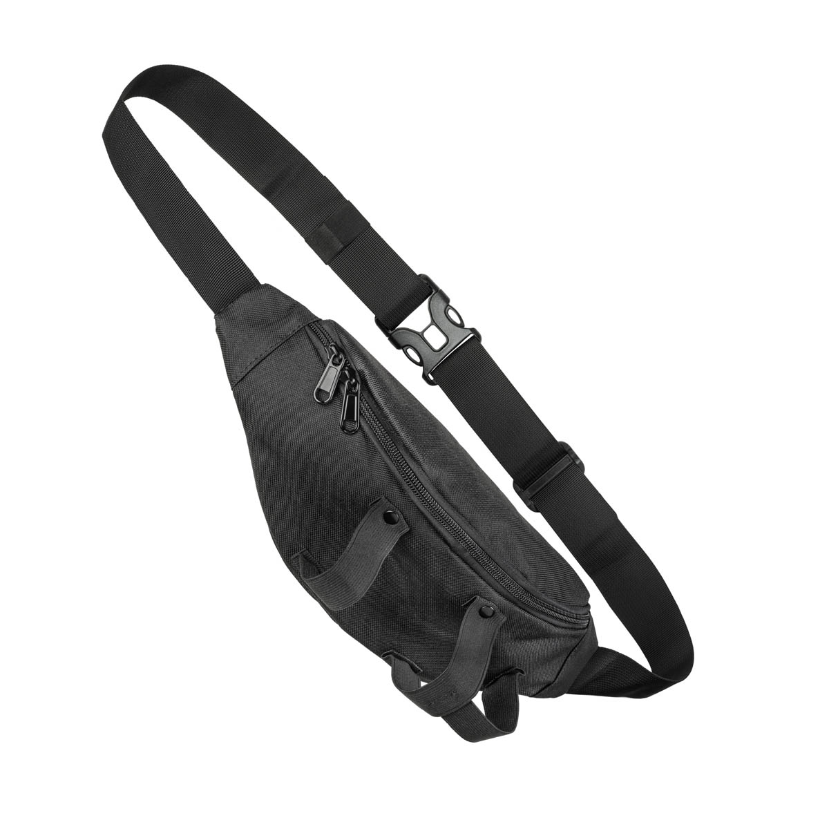 Hüfttasche mit Flaschenhalter – Schwarz – Bild 2