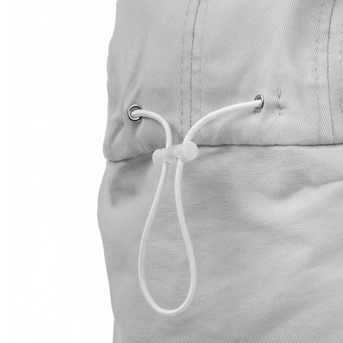 Yucka – Kappe mit Nackenschutz – Baumwolle – Grau – Bild 3