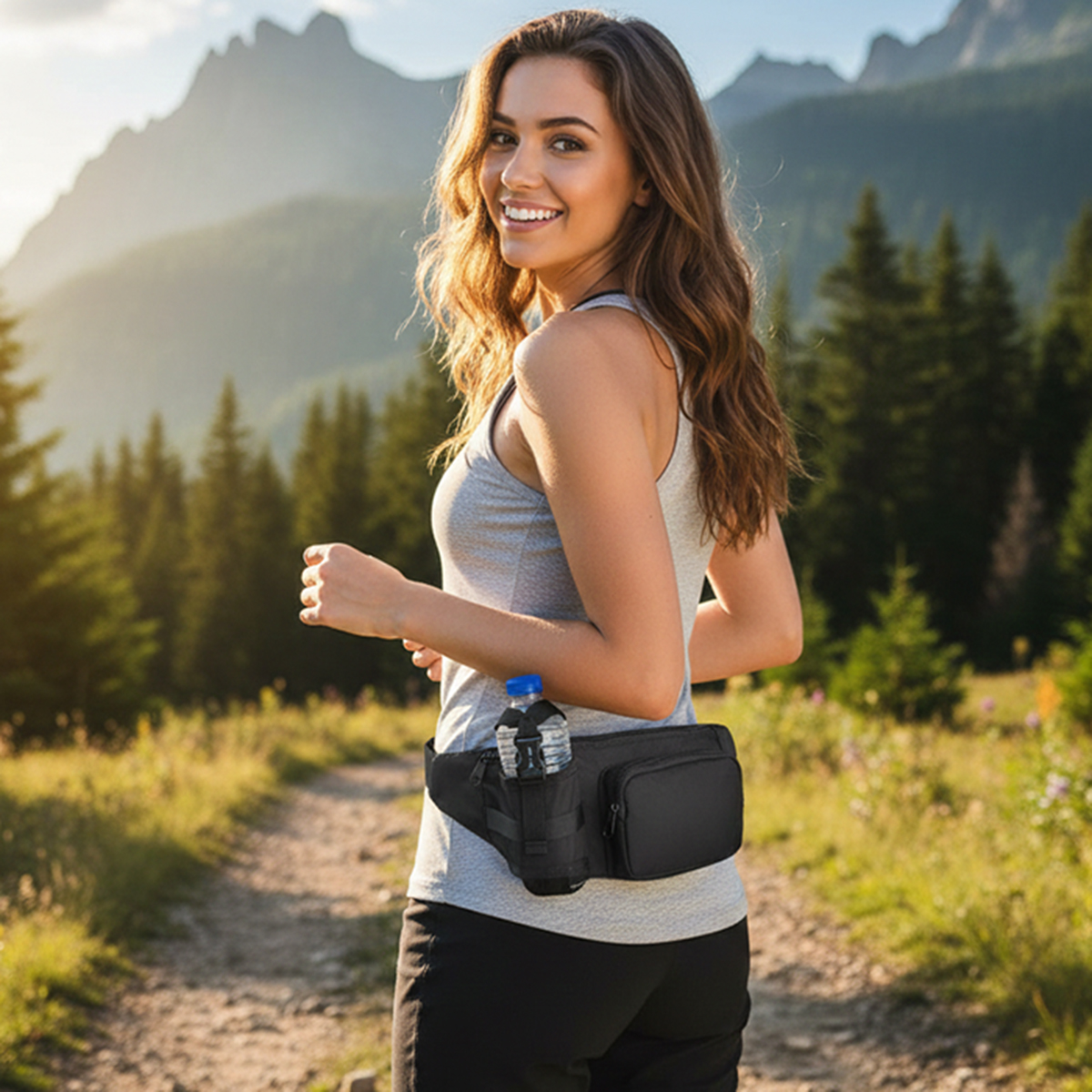 Bottle Bag – Bauchtasche mit Flaschenhalter – Bild 3