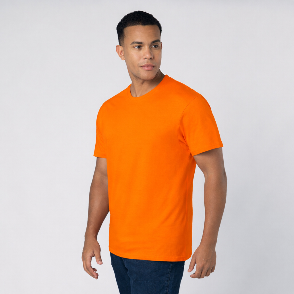 Unisex oranje T-shirt met ronde hals - 160 g/m² – Bild 2