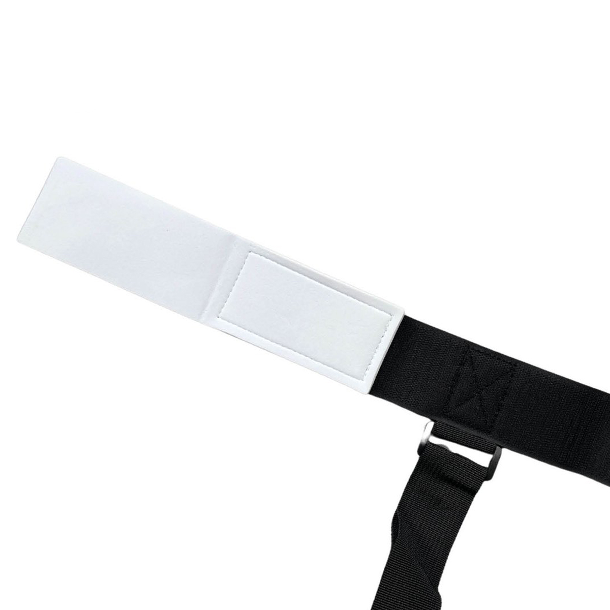 Universeller Skiträger – Skiband mit Klettverschluss – Verstellbar – Schwarz – Bild 4