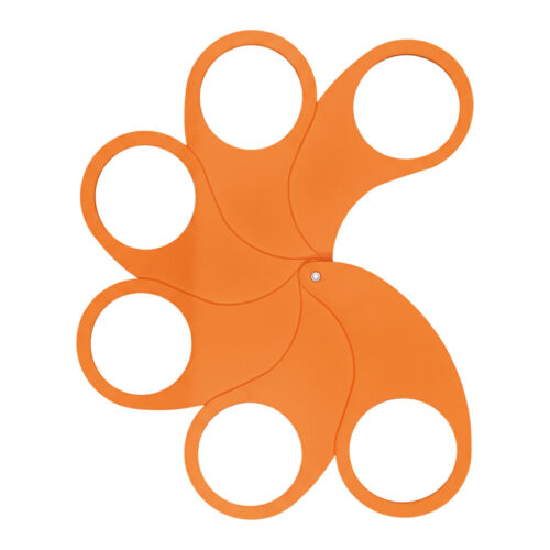 Hold Ub Bierfächer Becherhalter 6 Becher orange