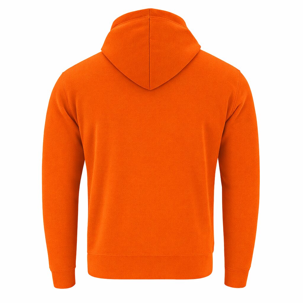 Unisex orange Kapuzenjacke mit Reißverschluss – 280 g/m² – Bild 2