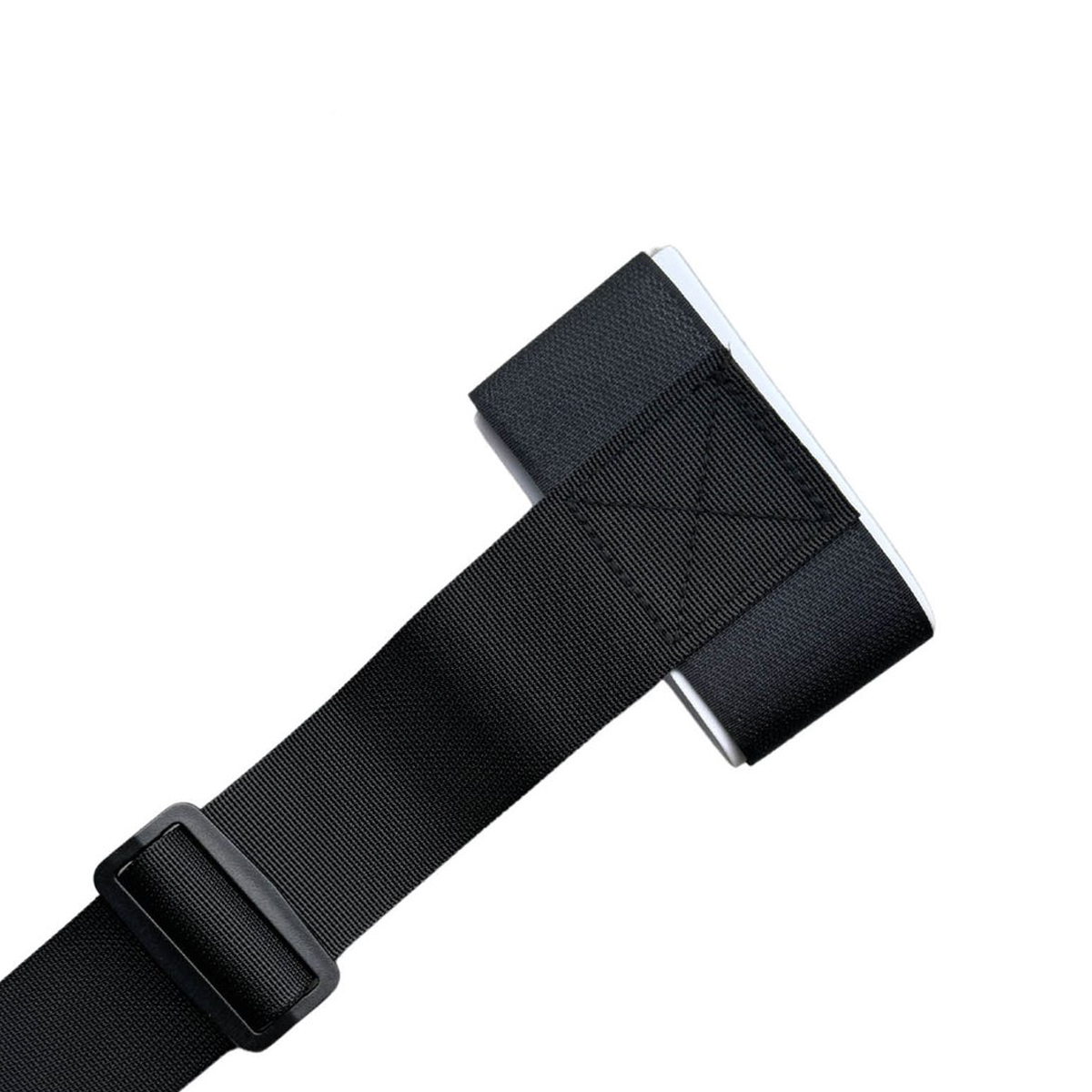 Universeller Skiträger – Skiband mit Klettverschluss – Verstellbar – Schwarz – Bild 2