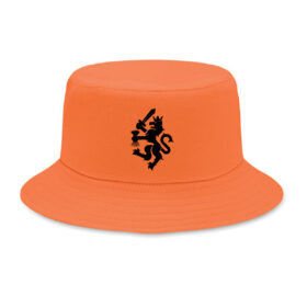 Bucket Hat Orange | Fischerhütchen | Sonnenhütchen - Löwe
