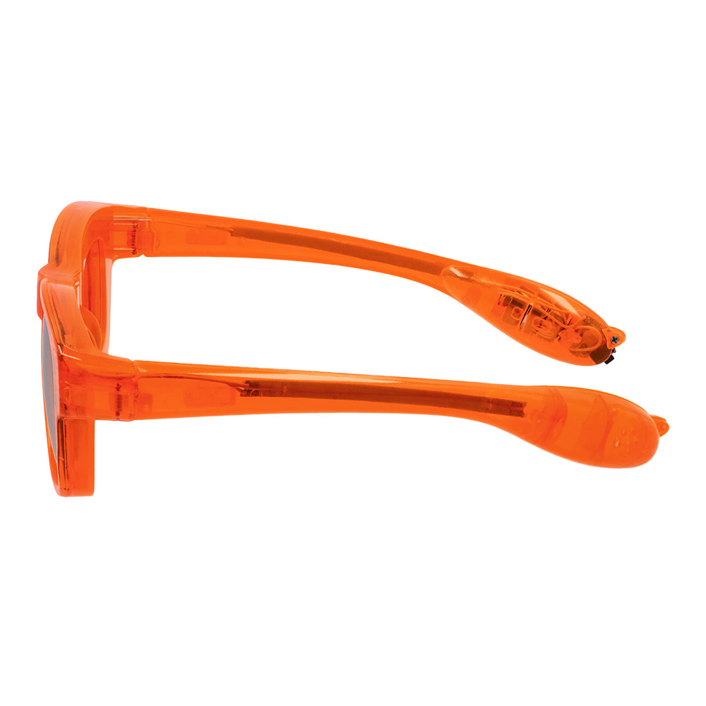 LED Partybrille Orange – Festival Brille mit 3 Leuchtmodi – Bild 5