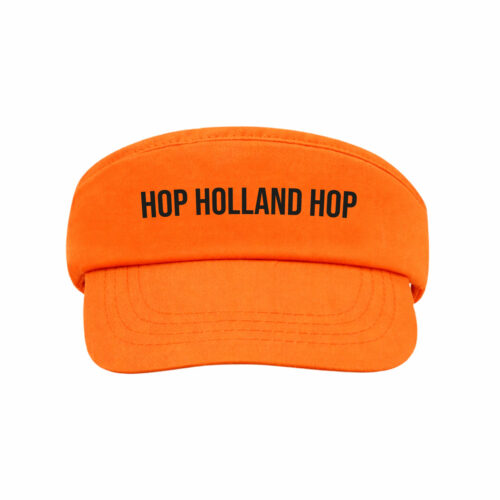 Oranges Sonnenschild mit Klettverschluss – Hop Holland Hop