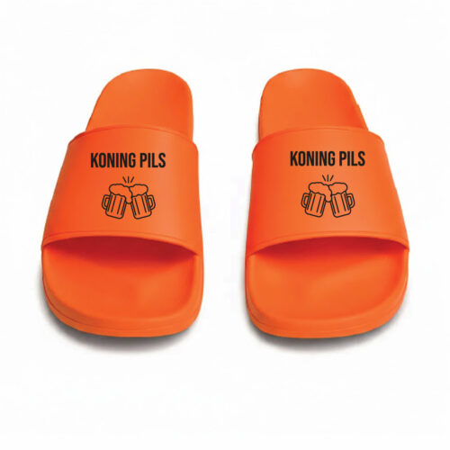 Orange Slipper – König Pils – Badeslipper