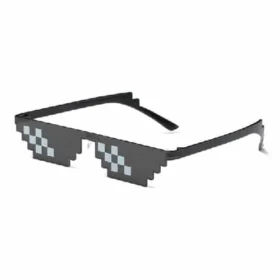 Thug Life Pixel-Sonnenbrille | Schwarz