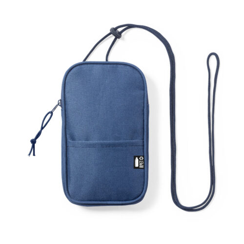 Telefon-Tasche RPET Polyester Dunkelblau