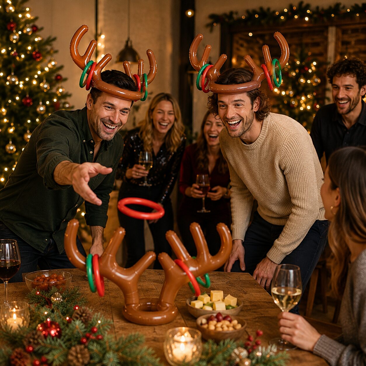 Rentier-Ringwurfspiel – Weihnachtsspiel für die Weihnachtsfeier – Bild 5