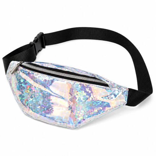 Bauchtasche | Glänzend Silber