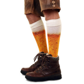 Bier Socken lang Größe 43-46