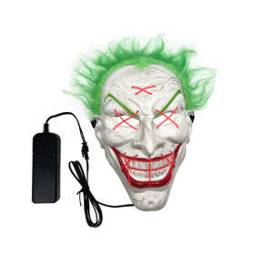 Halloween verrückte Clownsmaske mit Beleuchtung