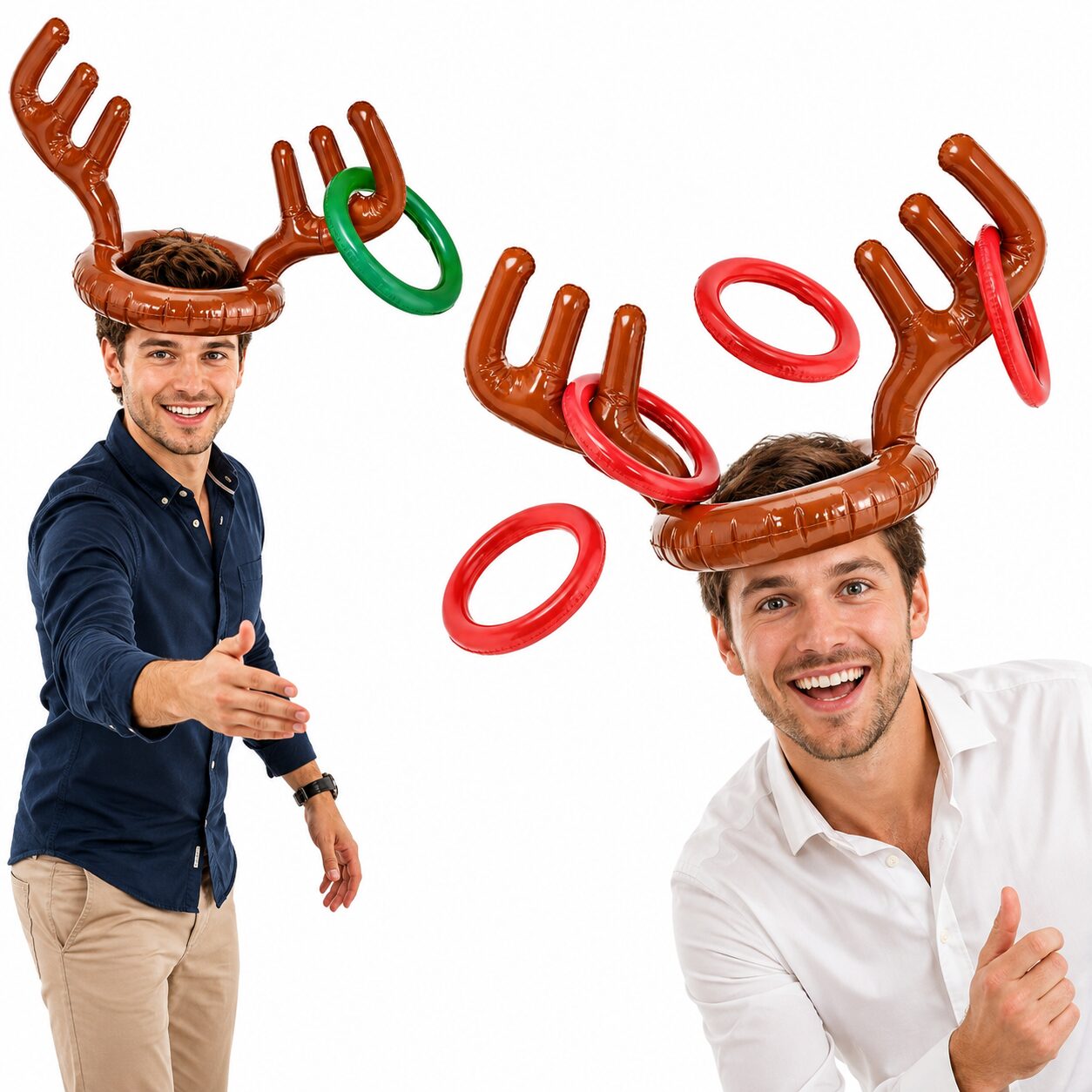 Rentier-Ringwurfspiel – Weihnachtsspiel für die Weihnachtsfeier – Bild 4